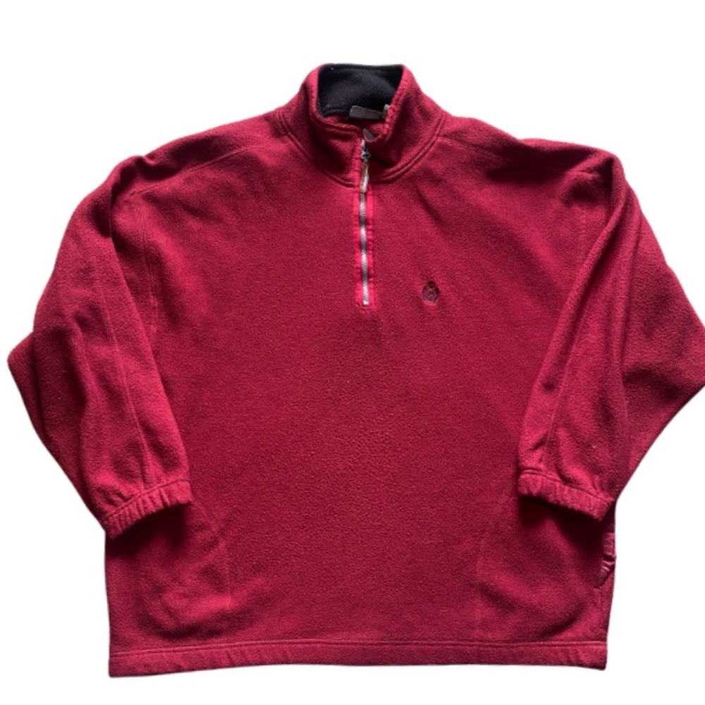 SNOW FLEECE BUGLE BOY 100% Polyester Men’s 1/4 Zip Sweater Size XXL